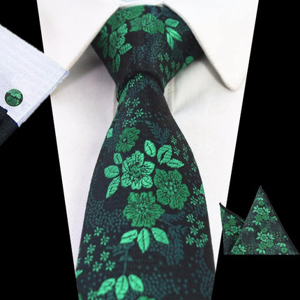 Elegant Floral Patterned Tie For Men - Wnkrs