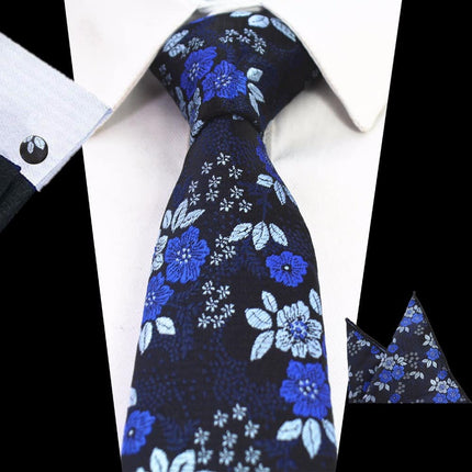 Elegant Floral Patterned Tie For Men - Wnkrs