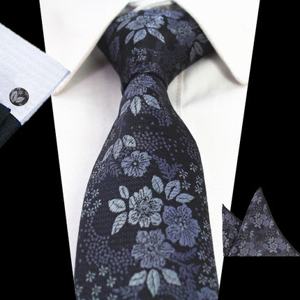 Elegant Floral Patterned Tie For Men - Wnkrs