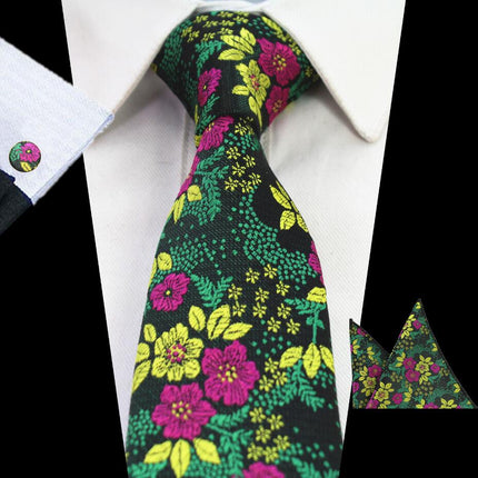 Elegant Floral Patterned Tie For Men - Wnkrs