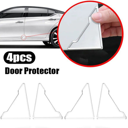 Universal Transparent Silicone Car Door Corner Protectors - Wnkrs