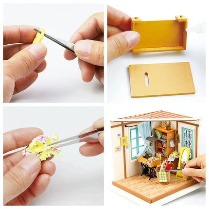 Enchanting Wooden Miniature Dollhouse Kit - Wnkrs