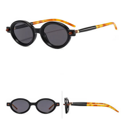 Lunettes de soleil ovales tendance pour hommes