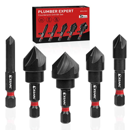 5PCS Countersink Drill Bit Set