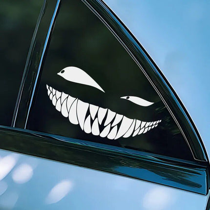 Whimsical Wink & Smirk Car Stickers - Wnkrs