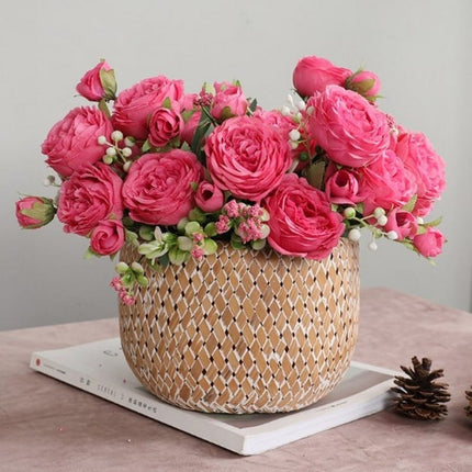 Artificial Bouquet of Peonies Flowers - Wnkrs