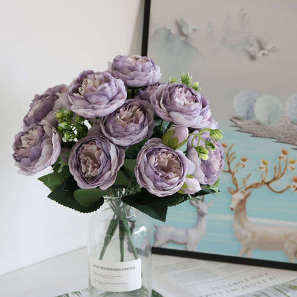 Artificial Bouquet of Peonies Flowers - Wnkrs