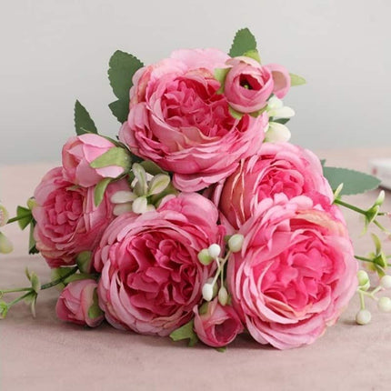 Artificial Bouquet of Peonies Flowers - Wnkrs