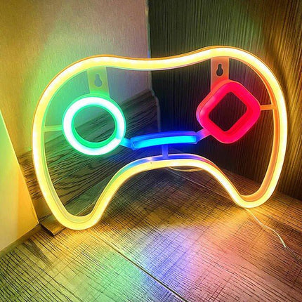 USB-Powered Neon Gaming Icon Light - Wnkrs