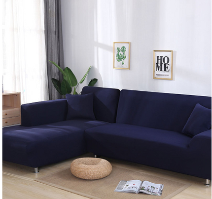 Tight Wrap Sofa Cover Elastic 2 Pieces Sofa Cover with L Style Piece Corner Sofa - Wnkrs