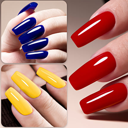 Coffret de vernis à ongles en gel 10 ml – Manucure semi-permanente à séchage rapide pour lampe LED/UV