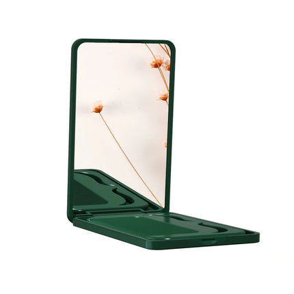 Miroir de maquillage de voyage portable avec ensemble de peignes