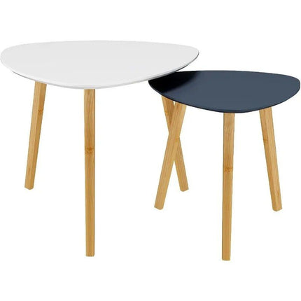 Modern Minimalist Bamboo Nesting End Tables - Wnkrs