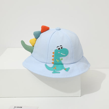 Lindo gorro de pescador con forma de dinosaurio de dibujos animados para bebé