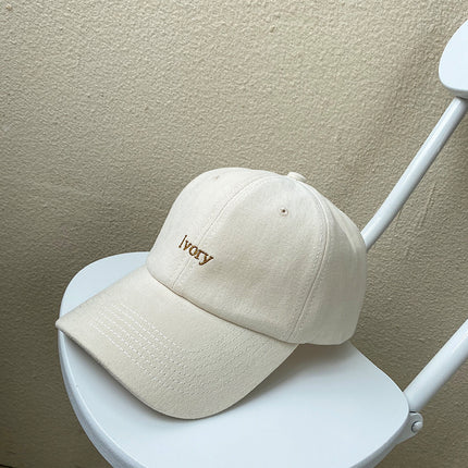 Casquette de baseball brodée avec lettres vintage