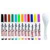 12 colores con cuchara