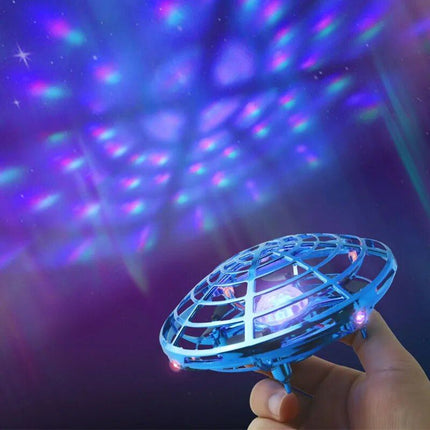 Mini RC UFO Drone With LED Light Gesture Sensing Quadcopter Anti-collision - Wnkrs