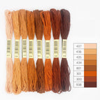 Marrón / 8 colores