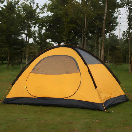 Tente de camping double couche ultralégère et imperméable avec jupe pare-neige