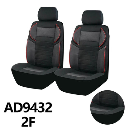 Housses de siège de voiture universelles en éponge de 4 mm avec design 5D – Compatibles avec la plupart des voitures, camions et SUV