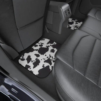 Cow Print Waterproof Car Floor Mats (Set of 4) - Wnkrs