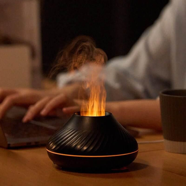 Humidificateur d'aromathérapie à flamme