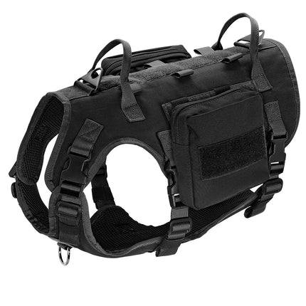 Harnais tactique réglable pour chien avec gilet Molle