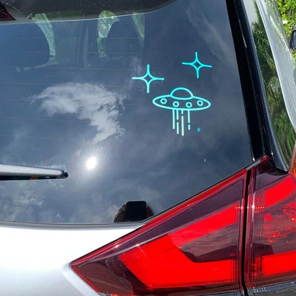 Alien Encounter Vinyl Car Decal - Wnkrs