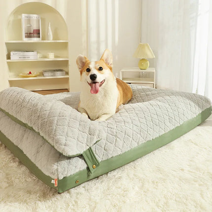 Cama de invierno de lujo para perros