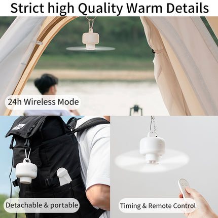 Portable USB Rechargeable Ceiling Fan