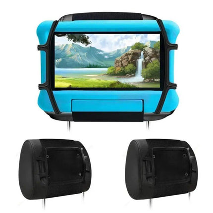 Flexible Silicone Car Headrest Tablet Holder - Perfect for 7-10.9 Inch Tablets, Ideal for Kids' Back Seat Entertainment - Wnkrs