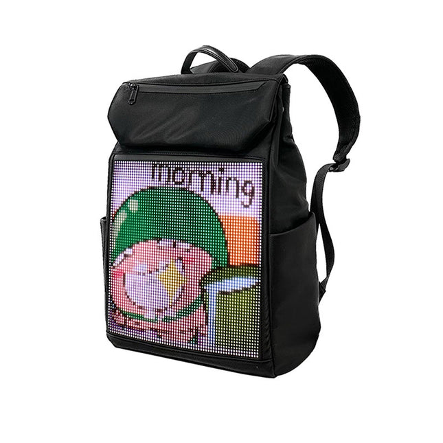 Bolsa de lona con luces LED para publicidad móvil en exteriores