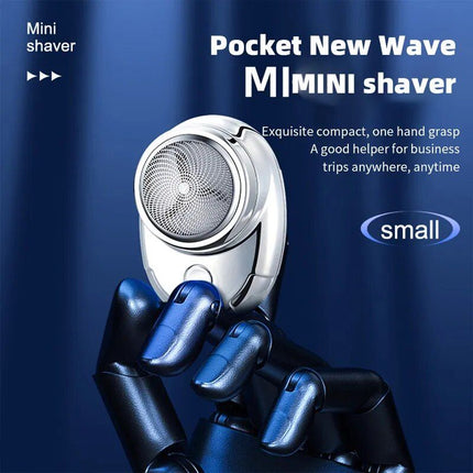 Portable Mini Electric Shaver for Men with Triple Blade - Rechargeable, Washable & Cordless - Wnkrs