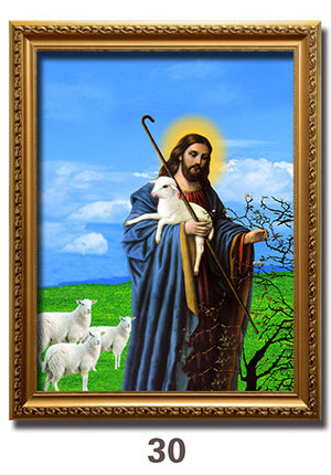 Jesus Portrait Immanuel Lord Christian Decorative Painting - Wnkrs