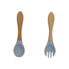 2PCS Powder blue
