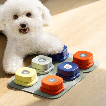 Interactive Dog Communication Button with Non-Skid Mat - Wnkrs