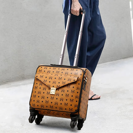 Valise à roulettes légère 14" / 18" - Valises de voyage élégantes pour femmes