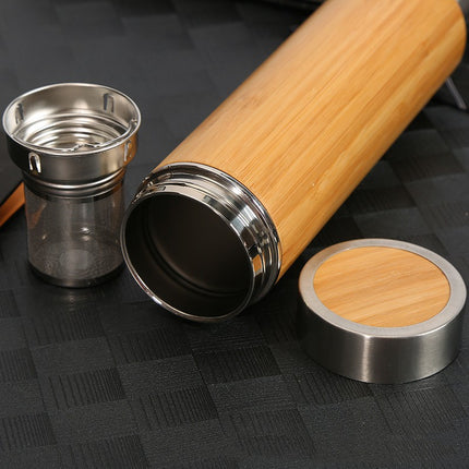 Bamboo Stainless Steel Insulated Bamboo Water Cup - Wnkrs