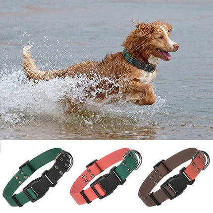 Collar de PVC impermeable para perros