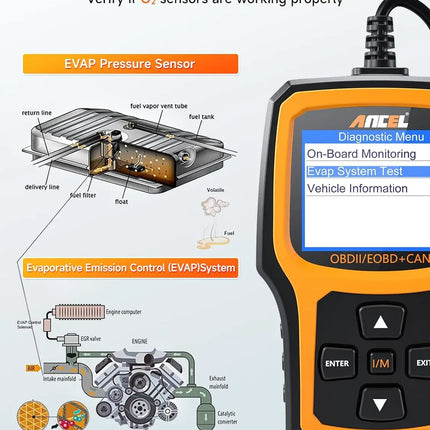 Enhanced OBD II Vehicle Code Reader