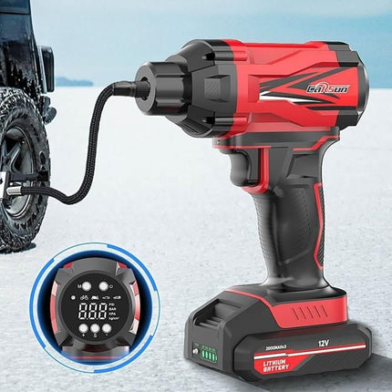 Portable Digital Tire Inflator – Handheld, Wireless, Rechargeable Air Compressor - Wnkrs