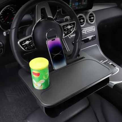 Multi-Use Car Steering Wheel Tray & Seat Gap Organizer - Wnkrs