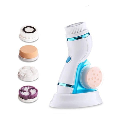 4-in-1 Electric Face Cleanser & Roller Massager: Ultimate Skin Care Tool - Wnkrs