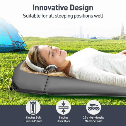 Deluxe Self-Inflating Camping Mat - Wnkrs