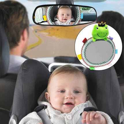 Baby Car Mirror with Plush Animal Toys - Wnkrs