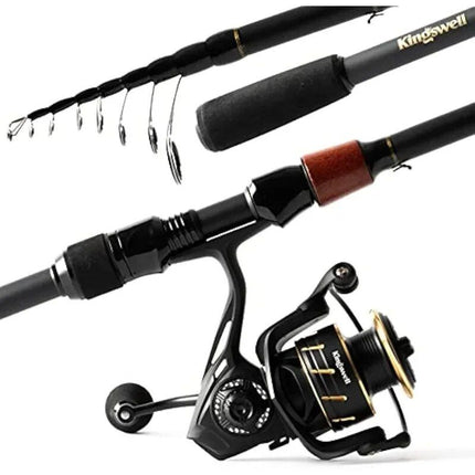 Premium Carbon Fiber Telescopic Fishing Rod & Reel Combo - Wnkrs