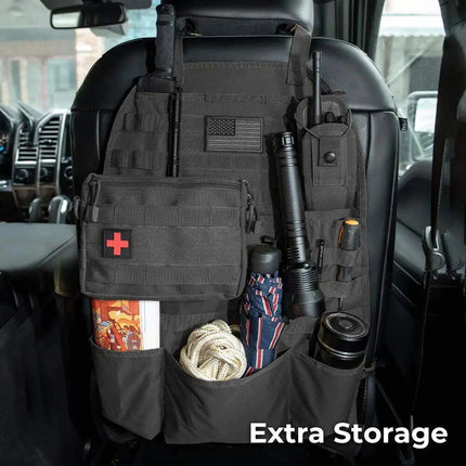 Universal Tactical Car Seat Back Organizer with Molle Storage - Wnkrs