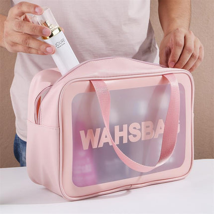 Bolsa de maquillaje de viaje impermeable de gran capacidad