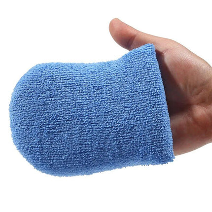 Microfiber Car Wax Applicator Mitts: Premium Polishing & Cleaning Pads - Wnkrs