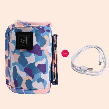 USB-Enabled Baby Bottle Warmer Bag: Travel & Stroller Insulated Thermal Pouch - Wnkrs